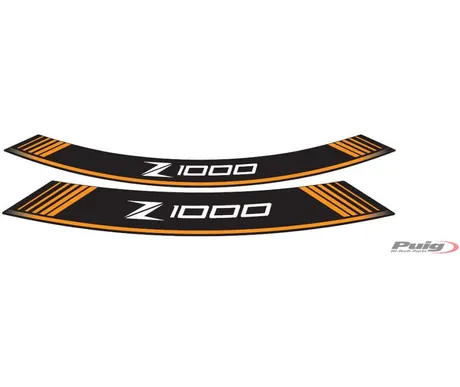 Puig Kit 8 Rim Strips Z1000 C/Orange kuva
