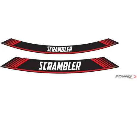 Puig Kit 8 Rim Strips Scrambler C/Red kuva