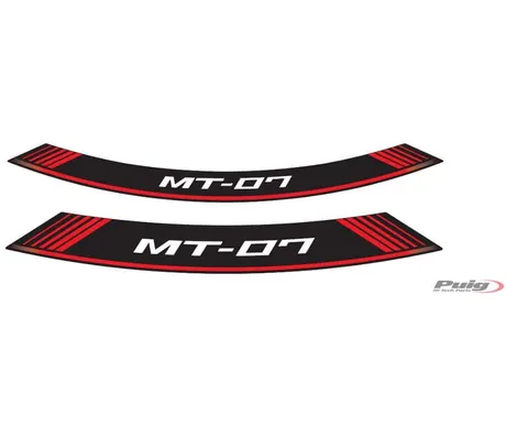 Puig Kit 8 Rim Strips Mt-07 C/Red kuva