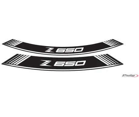 Puig Kit 8 Rim Strips Z650 C/White kuva