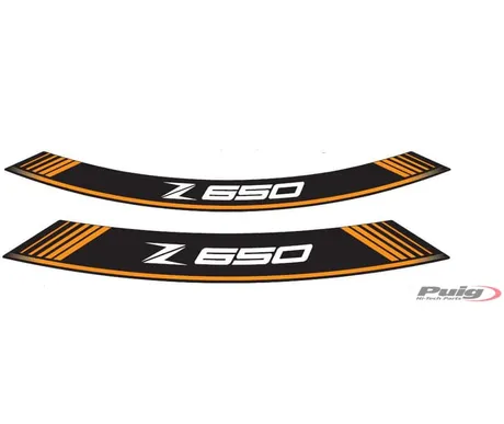 Puig Kit 8 Rim Strips Z650 C/Orange kuva