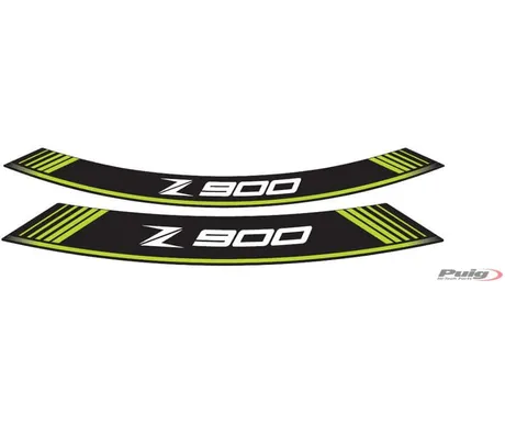 Puig Kit 8 Rim Strips Z900 C/Green kuva