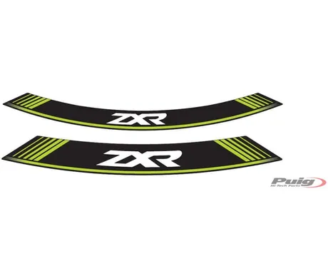 Puig Kit 8 Rim Strips Zxr C/Green kuva