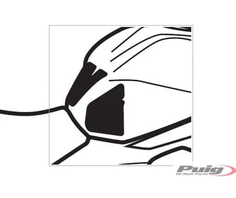 Puig Tank Pad + Side Part Kawasaki Z650  kuva