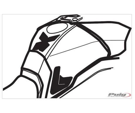 Puig Tank Pad + Side Part Mt-09 Tracer 1 kuva