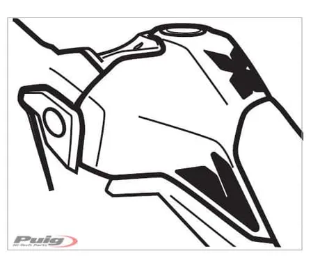 Puig Tank Pad + Side Part Africa Twin 16 kuva