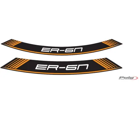 Puig Kit 8 Rim Strips Er6 C/Orange kuva