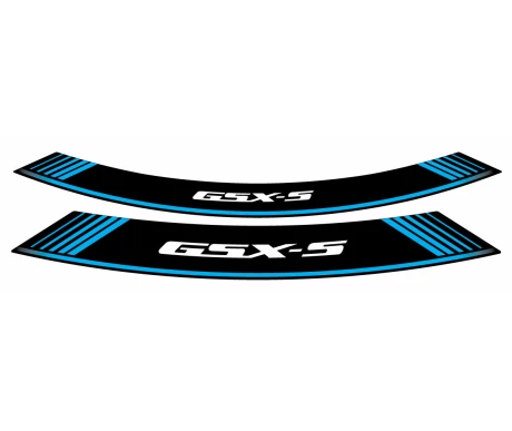 Puig Kit 8 Rim Strips Gsxs C/Blue kuva