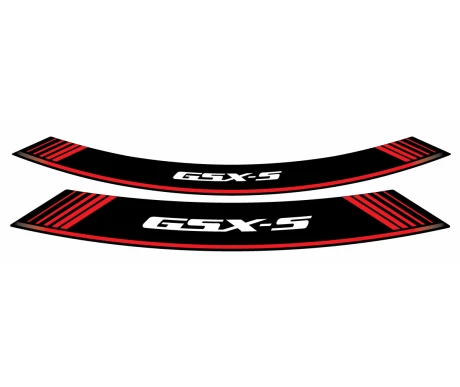 Puig Kit 8 Rim Strips Gsxs C/Red kuva