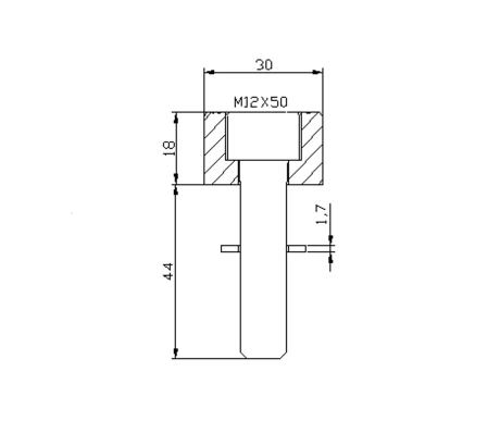 Puig Adapter Rear Mirror Hi-Tech Iv R Ni kuva