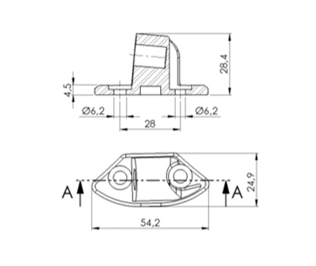Puig Adapter Left Side For Fairing Yzf-R kuva