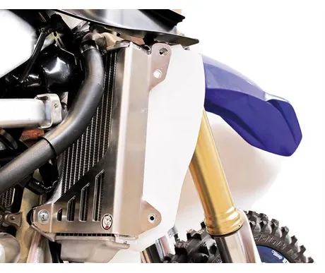 AXP Radiator Braces Blue Yamaha YZ250F 1 kuva
