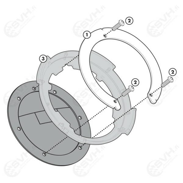 322 BF03 Givi Tanklock kiinnike BF03 Honda kuva