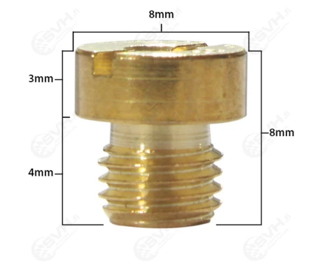 Tec-X Pääsuutin, # 150 , Pyöreä, 6mm, Yhteensopiva: Dellorto kuva