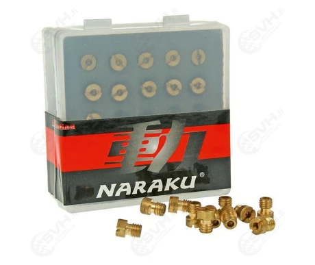 Naraku Suutinlajitelma, 5mm, #80 - #100 (11 kpl), Yhteensopiva: Dellorto kuva