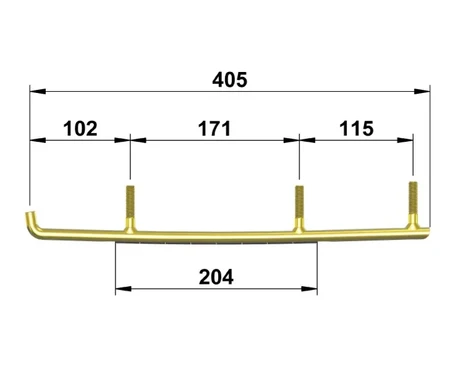 Totaltek moottorikelkan ohjainraudat CA-03R C&A Pro kuva