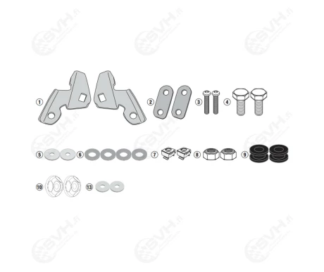 323 D1163KIT GIVI kiinnikesarja 1163DT kuva