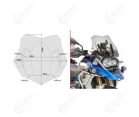 323 D5124B Givi tuulisuoja tuulilasi bmw kuva