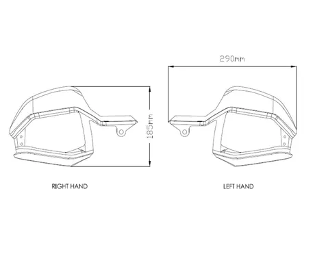 Puig Hand Guards Honda X-Adv C/Clear kuva