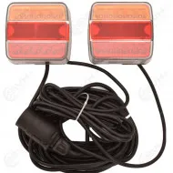 102052325 Arctic trailer 12v 2.5m 7m 5 napainen LED takavalosarja magneettikiinnityksella 0