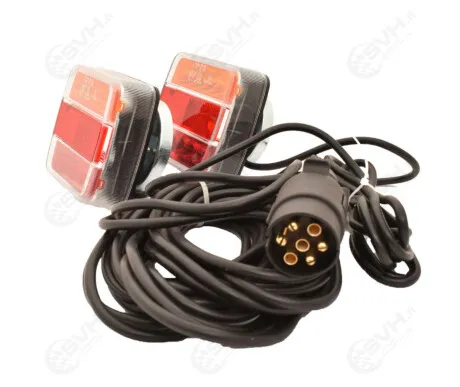 102052325 Arctic trailer 12v 2.5m 7m 5 napainen LED takavalosarja magneettikiinnityksella 1 kuva