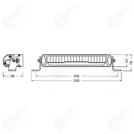 OSLEDDL110 CB LED Lisavalopaneeli MX250 CB 45 3