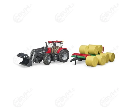 Bruder 03198 traktori case ih optum 300cvx ja paalikarry2 kuva
