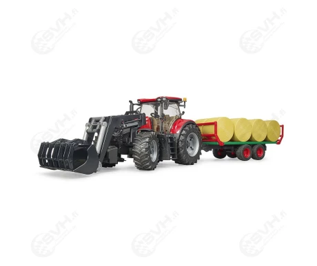 Bruder 03198 traktori case ih optum 300cvx ja paalikarry kuva