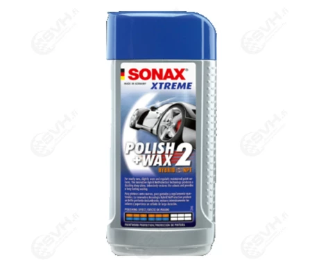 SONAX Xtreme Polish + Wax 2 Hybrid NPT puhdistava autovaha 250 ml kuva