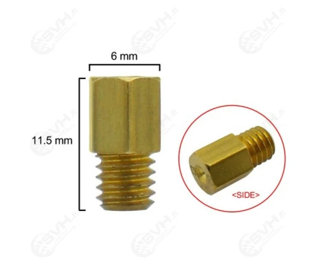 Tec-X Pääsuutin, # 300 , Kuuskantti, Yhteensopiva: Mikuni kuva