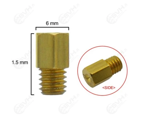 Tec-X Pääsuutin, # 500 , Kuuskantti, Yhteensopiva: Mikuni kuva