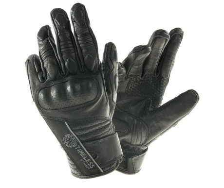 TIMELESS Street Racer EVO ajohanska, nahka, musta, CE kuva