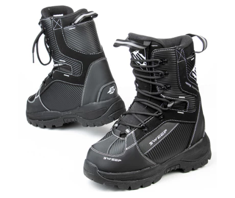 Sweep Yeti kelkkasaapas musta/valkoinen kuva