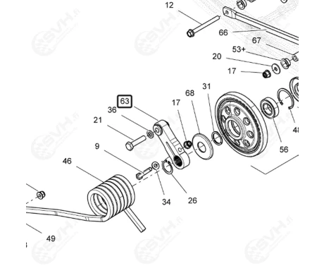503193072 Extension Arm Assy kuva