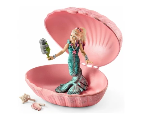 Schleich 70564 Merenneito ja kuutti simpukassa kuva
