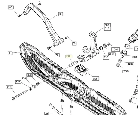 Olkatapin holkki Lynx Ski doo 506133300 kuva