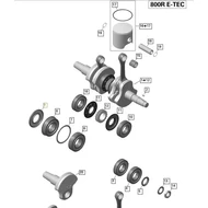 kampiakselin stefa lynx skidoo rotax 600 800 850 etec