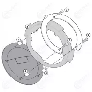 322 BF18 Givi Tanklock kiinnike BF18 Suzuki DL GSX 1000 V Strom 1