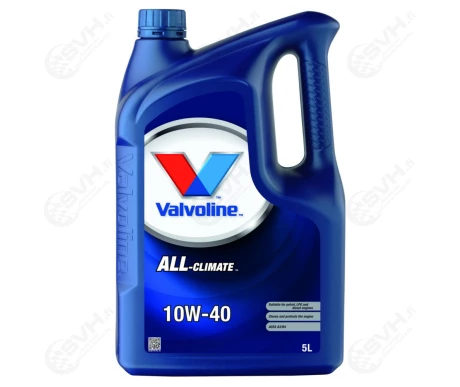 21 872776 VALVOLINE ALL CLIMATE 10W 40 MOOTTORIOLJY 5L kuva