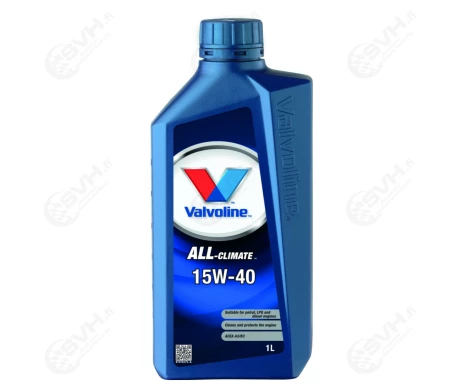 21 872784 VALVOLINE ALL CLIMATE 15W 40 MOOTTORIOLJY 1L kuva
