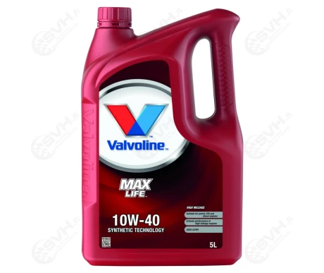 21 872297 VALVOLINE MAXLIFE 10W 40 MOOTTORIOLJY 5L kuva