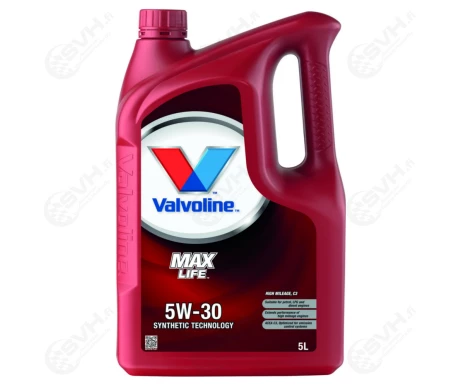 21 881676 VALVOLINE MAXLIFE C3 5W 30 MOOTTORIOLJY 5L kuva