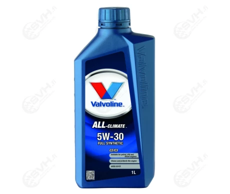 21 881924 VALVOLINE ALL CLIMATE 5W 30 C2 C3 MOOTTORIOLJY 1L kuva