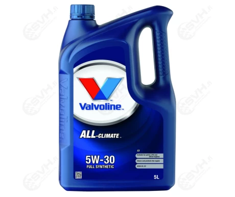 21 881925 VALVOLINE ALL CLIMATE 5W 30 C2 C3 MOOTTORIOLJY 5L kuva