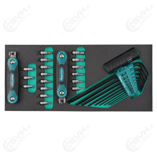 K26062 kamasa tools kuusiokolo torx avaimet tyokaluvaunuun kuva