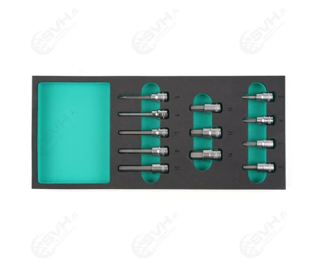 K26064 kamasa tools kuusiokolohylsyt tyokaluvaunuun kuva