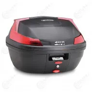 321 B37N Givi B37 Blade Monolock 37lt laukku musta punaisilla heijastimilla 0