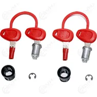 322 Z227 2 lukkopesaa + 4 avainta