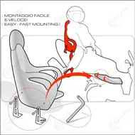 321 S650 Givi S650 lastenistuin skootterikayttoon 2