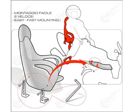 321 S650 Givi S650 lastenistuin skootterikayttoon 2 kuva